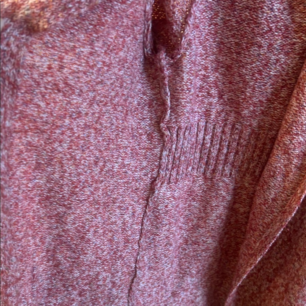 Eddie Bauer Women's Pink Hooded Cardigan - Picture 7 of 9